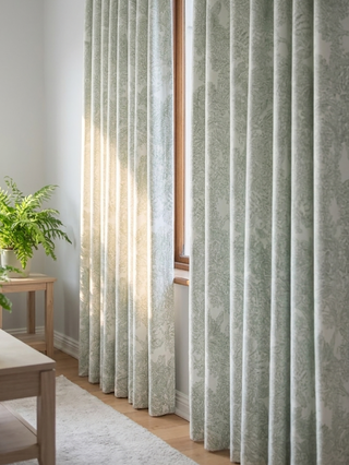 Soren Linen Floral Curtains