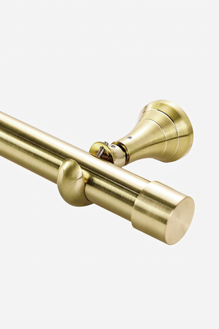 Art Custom Curtain Rods - Brushed Brass