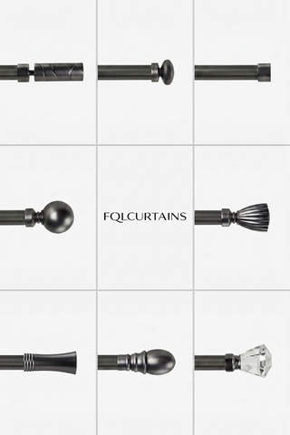 Art Custom Curtain Rods - Antique Tin Matte