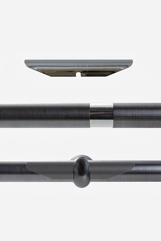 Art Custom Curtain Rods - Antique Tin Matte