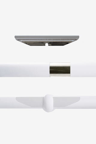 Art Custom Curtain Rods - White Matte
