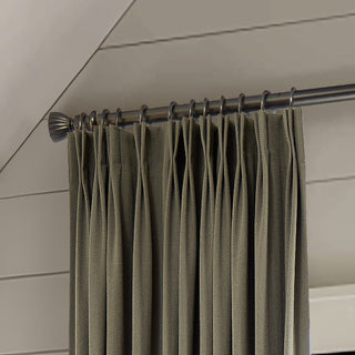 Hattie Linen Chevron Heavyweight Curtains