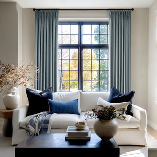 Hattie Linen Chevron Heavyweight Curtains