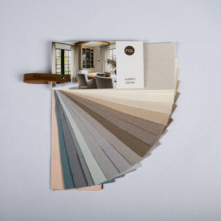 Judarn/Sorrel Fabric Sample Booklets with Curtain Sample