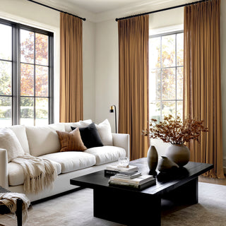 Junara Linen Curtains Pinch Pleated