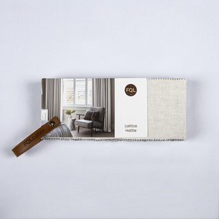 Lattice & Hattie Fabric Sample Booklets with Curtain Sample