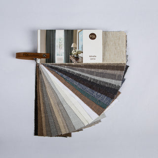 Mirrlle & Lena Fabric Sample Booklets with Curtain Sample