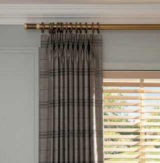 Sawyer Grid Check Custom Curtains