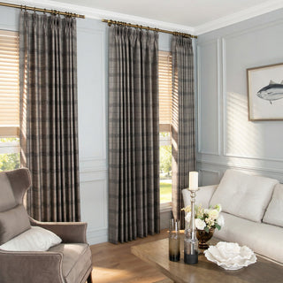 Sawyer Grid Check Custom Curtains