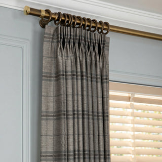 Sawyer Grid Check Custom Curtains