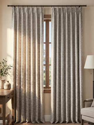 Tuft Textured Bouclé Curtain Custom Curtains