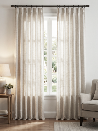 Tuft Textured Bouclé Curtain Custom Curtains