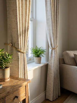 Tuft Textured Bouclé Curtain Custom Curtains