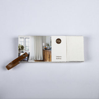 Velora & Sofina Sample Booklets with Curtain Sample