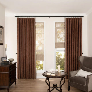 Sedona Border-Trim Chenille Custom Curtains