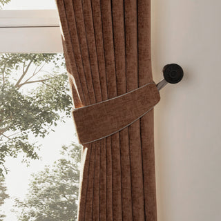Sedona Border-Trim Chenille Custom Curtains