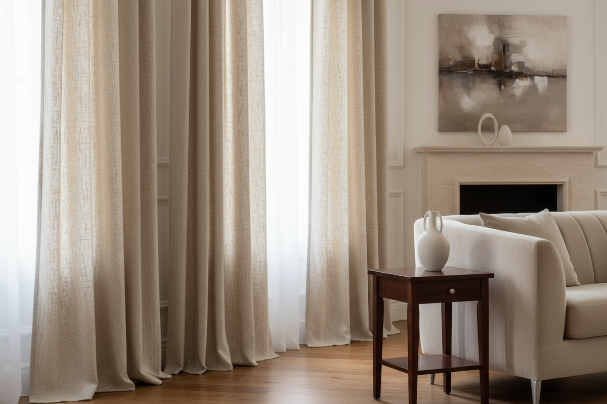 Heavy Linen Curtains