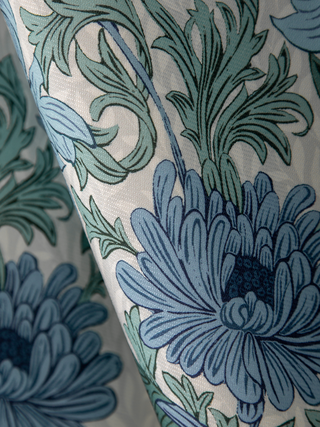 Celeste Linen Floral Curtains