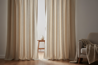 Room Darkening Linen Curtains