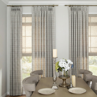 Sawyer Grid Check Custom Curtains