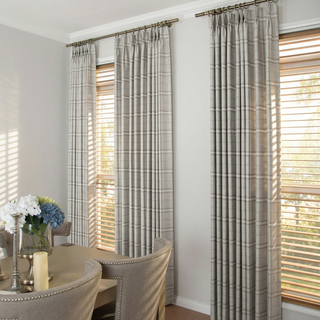 Sawyer Grid Check Custom Curtains