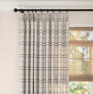 Sawyer Grid Check Custom Curtains