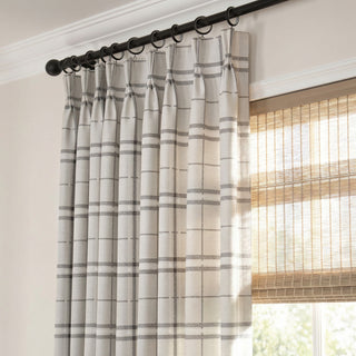 Sawyer Grid Check Custom Curtains