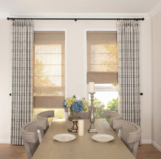 Sawyer Grid Check Custom Curtains